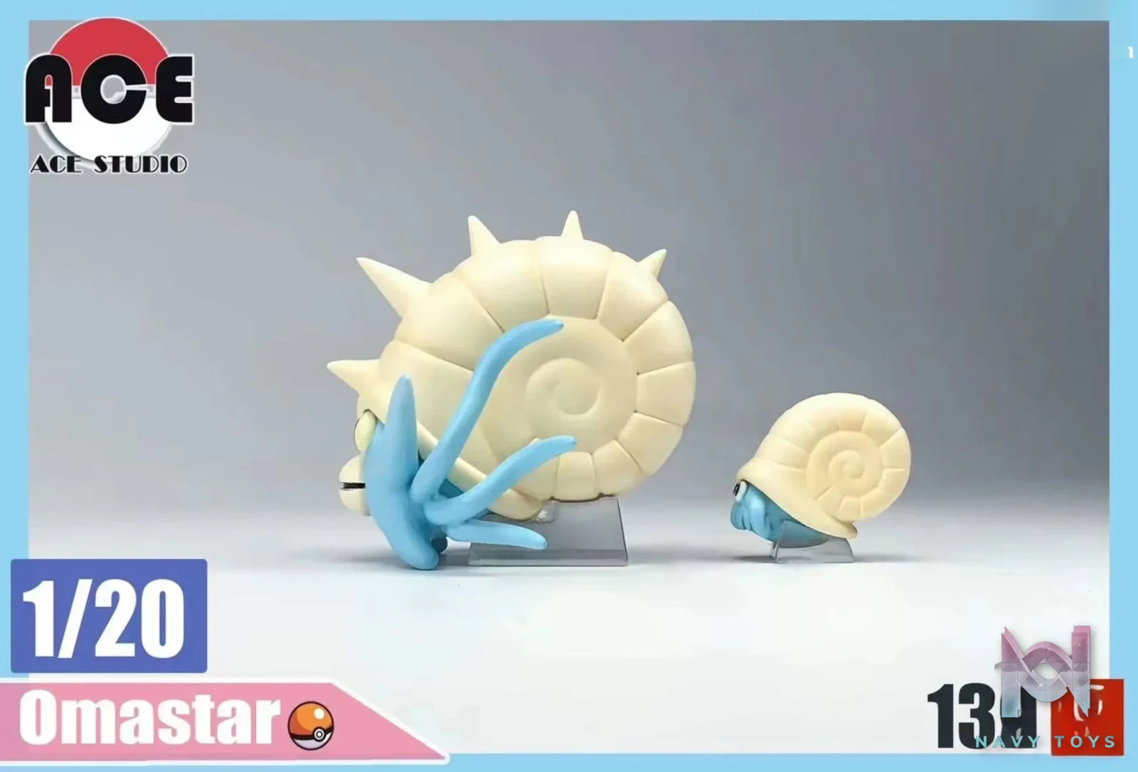 ACE Studio – Pokémon Fossil Series #3 Omanyte Group