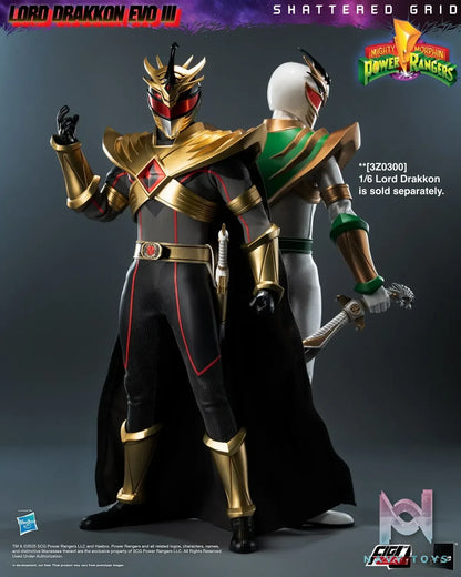 Threezero – Mighty Morphin Power Rangers: Shattered Grid FigZero 1/6 Lord Drakkon Evo III 3Z10260W0 (Licensed)