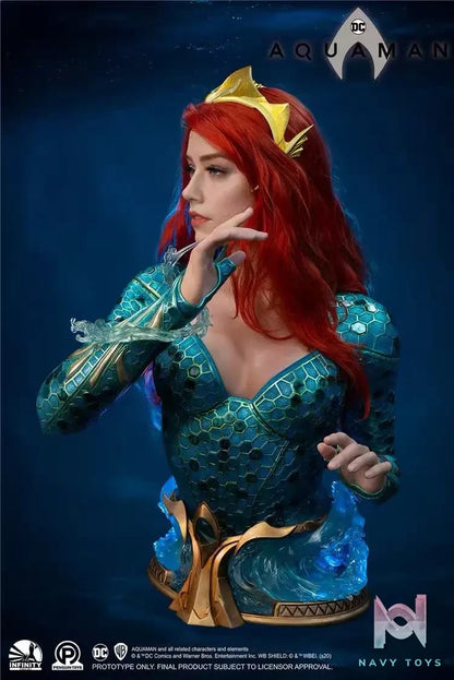 Infinity Studio – DC Aquaman Mera 1:1 Life-Size Bust (Licensed)