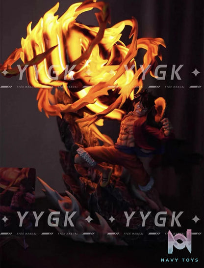Luffy One Piece - YYGK Studio resin statue Navy Toys anime figure