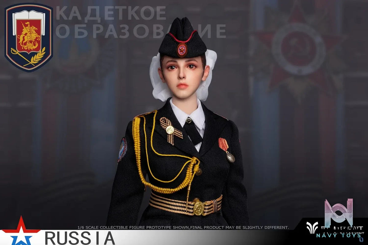 FLAGSET – Original 1/6 Russian Female Soldiers Ministry of Internal Affairs FS-73054A & Ninth Women’s Military Academy FS-73054B & Aerospace Defense Forces FS-73054C (Licensed)