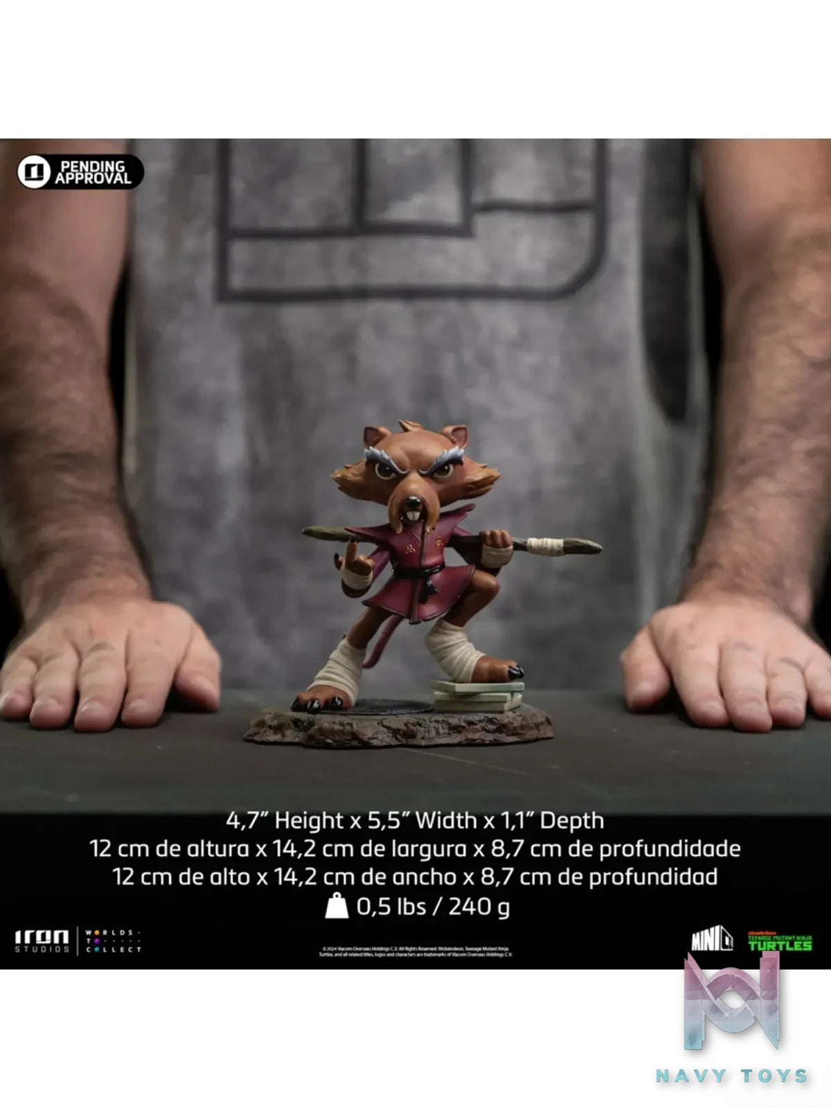 Iron Studio – Marvel MiniCo Series Spider-Man & Splinter & Apollo 11 Astronaut & Captain America (Licensed)