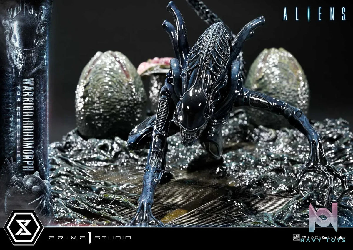 Prime 1 Studio – Ultimate Diorama Masterline Aliens (Film) Warrior Xenomorph for Queen Alien UDMAL-02 (Licensed)