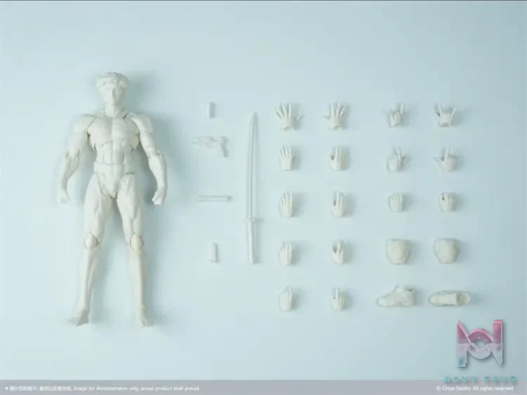 CHI YE Studio – 1/12 David Articulated Male Body (Licensed)