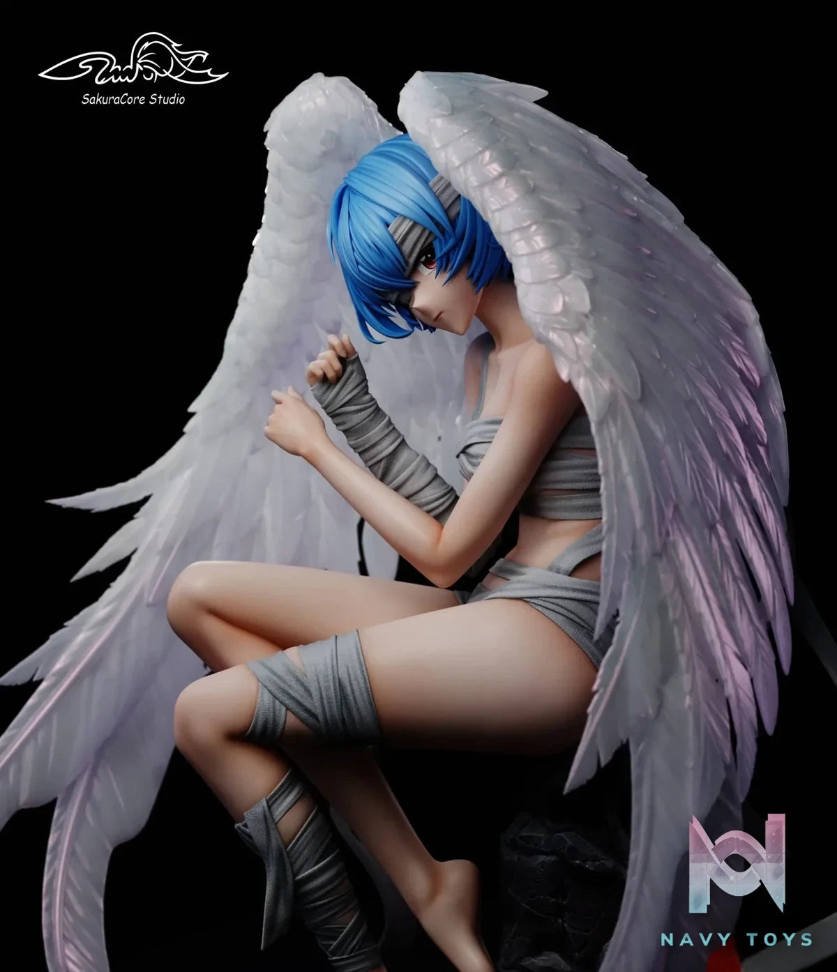SakuraCore Studio - Neon Genesis Evangelion EVA Ayanami Rei resin statue Navy Toys anime figure