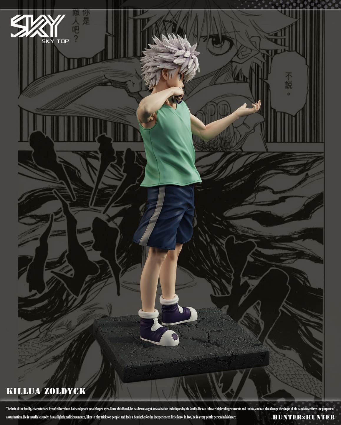 Killua Zoldyck - Hunter x Hunter - Sky Top Studio resin statue sky top studio anime figure