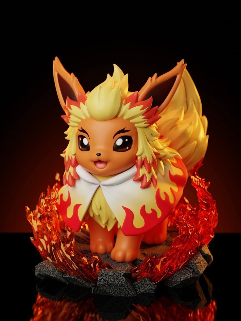 Flareon cos Rengoku - Pokemon - ZH Studio resin statue zh studio anime figure