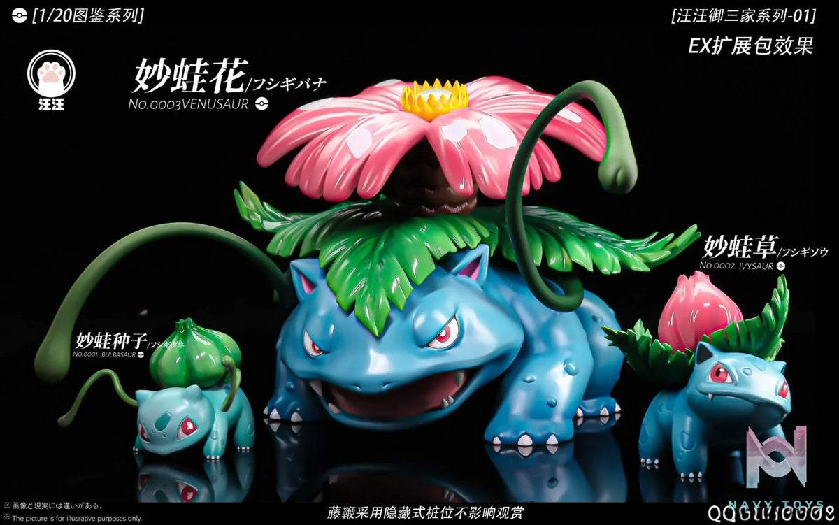 WangWang Studio – Pokémon Venusaur Evolution Set