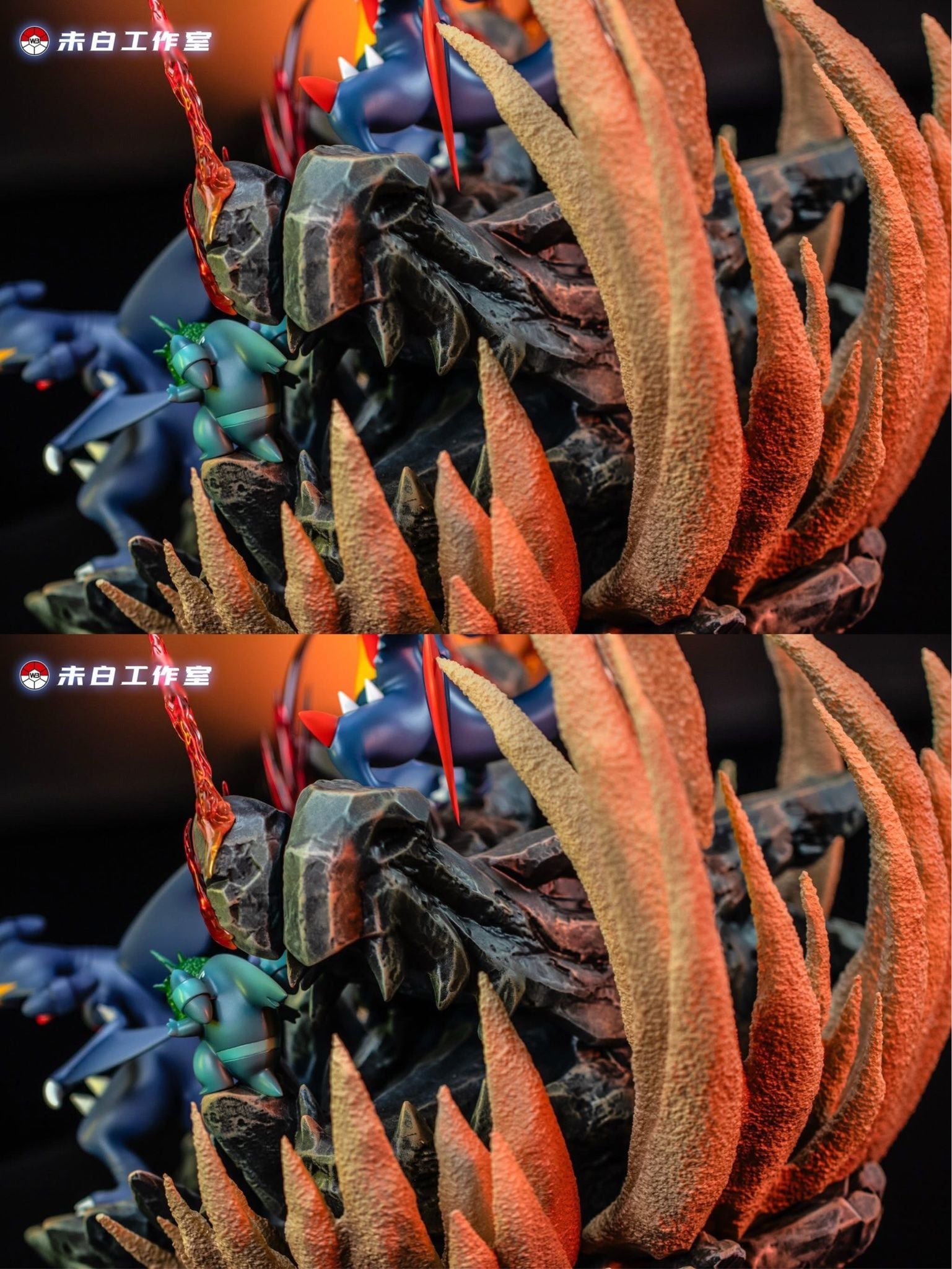 Garchomp Evolution - Pokemon - WB Studio resin statue WB Studio anime figure