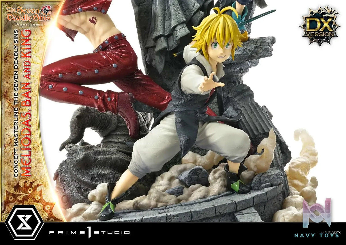 Prime 1 Studio – Concept Masterline The Seven Deadly Sins Meliodas, Ban and King CMNTZ-01 CMNTZ-01DXS (Licensed)
