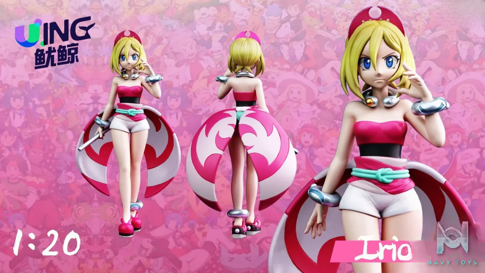 Uing Studio – Pokémon Team Rocket trio & Irida