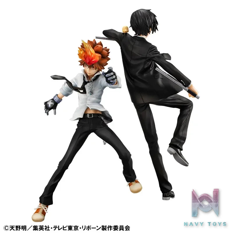 MegaHouse – G.E.M. Series Reborn! Tsunayoshi Sawada & Kyoya Hibari & Reborn Set Complete Figure (Licensed)