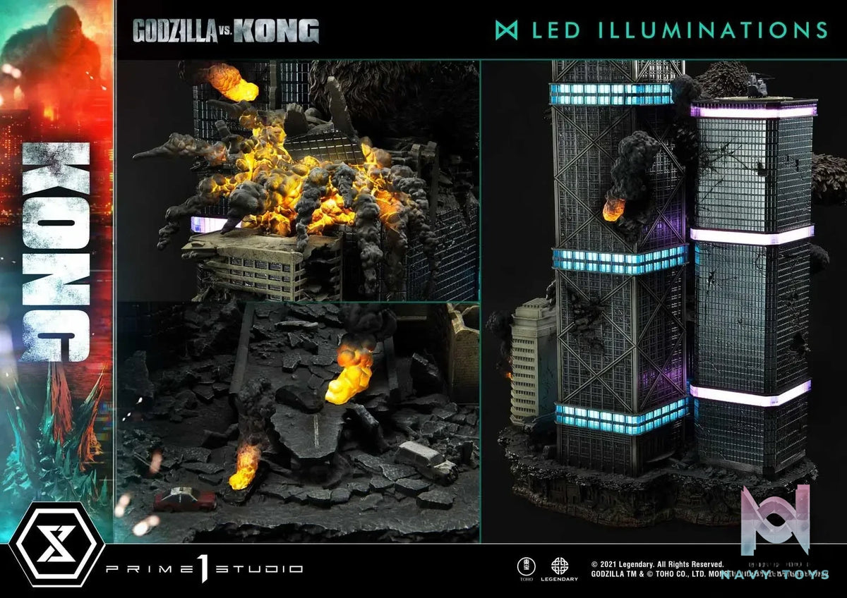 Prime 1 Studio – Ultimate Diorama Masterline Godzilla vs Kong Kong Final Battle UDMGVK-02 (Licensed)