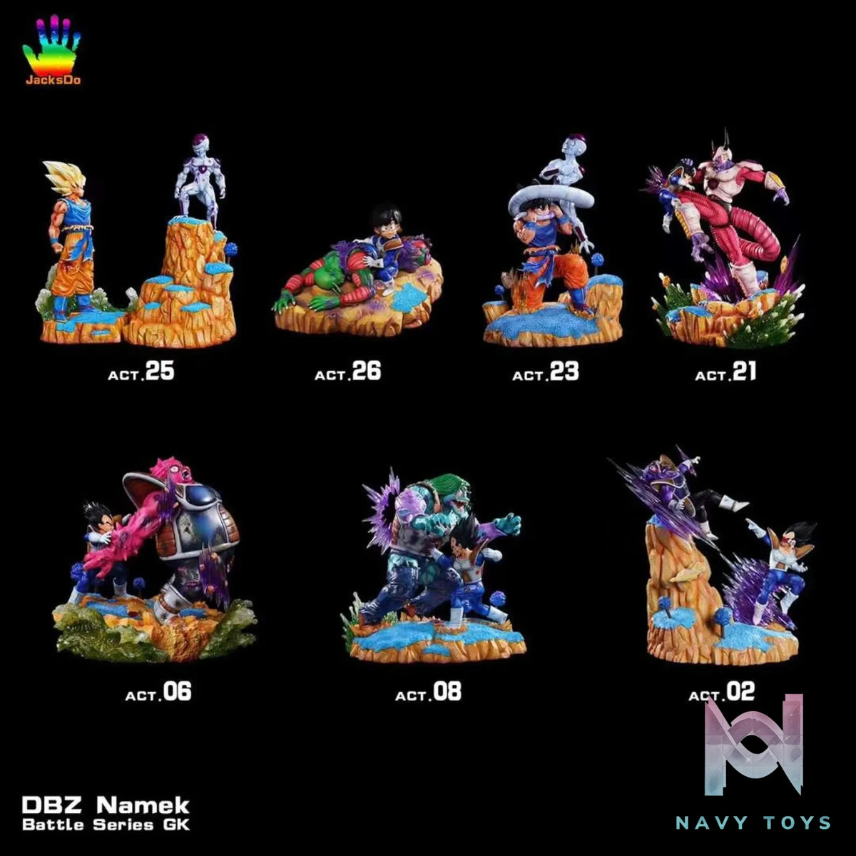 JacksDo Studio – Dragon Ball Frieza Second Form vs Gohan