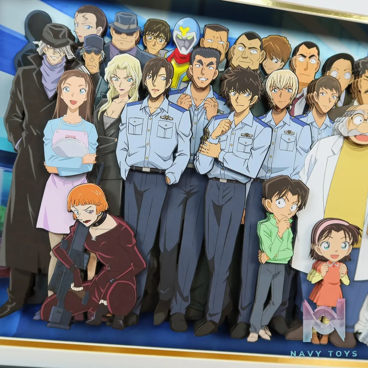 KALA HOME Studio – Detective Conan Multiple Characters #05 3D Decorative Painting Detective Conan
