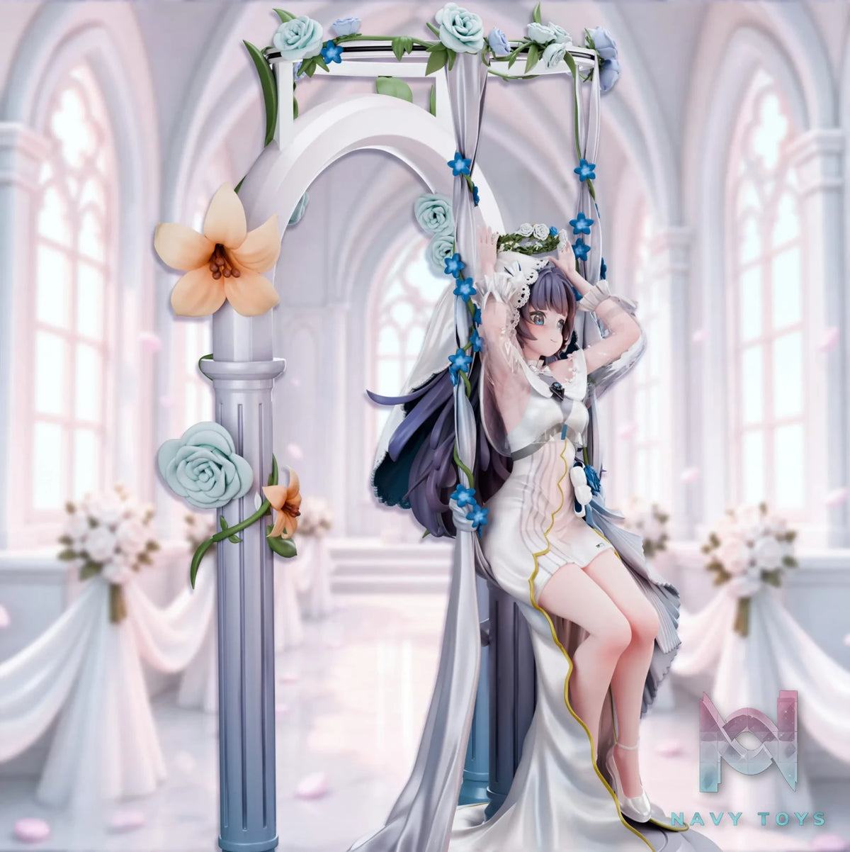 Alice21 Studio – White Wedding Dress #9 Hayase Yuuka Blue Archive