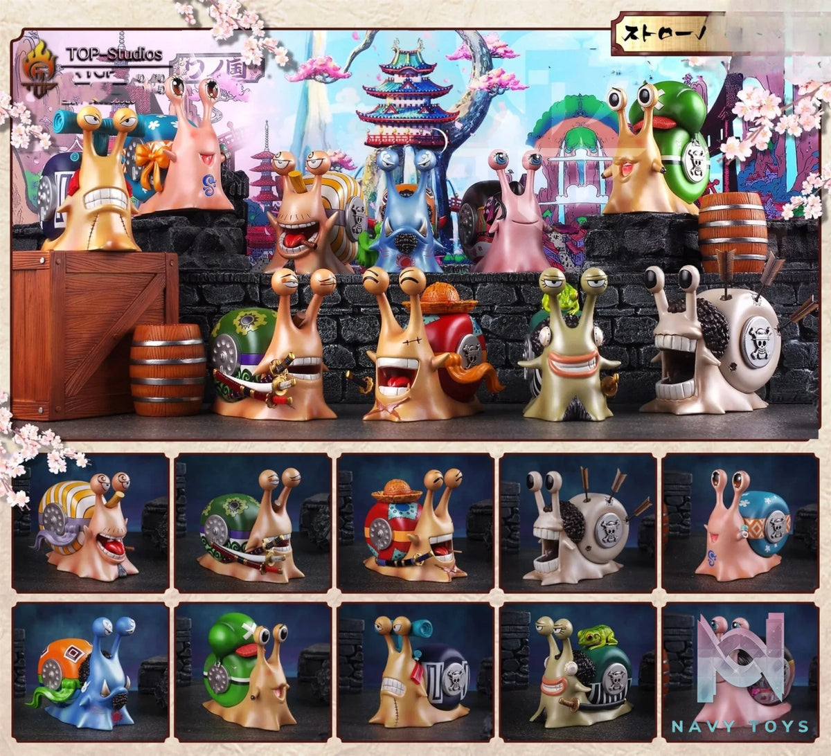TOP Studio – One Piece Transponder Snails
