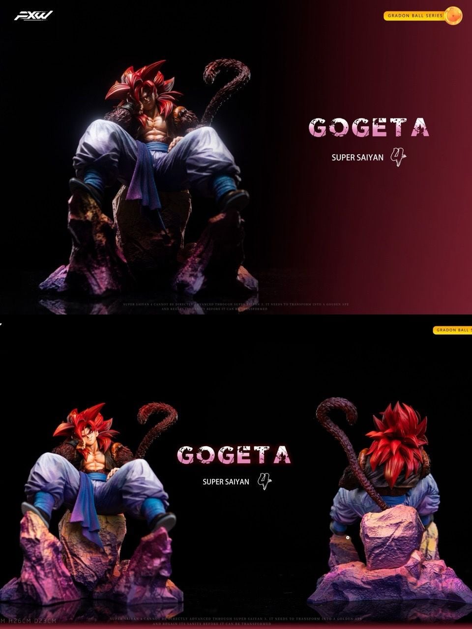 Gogeta Super Saiyan 4 - Dragon Ball - FXW Studio resin statue fxw studio anime figure