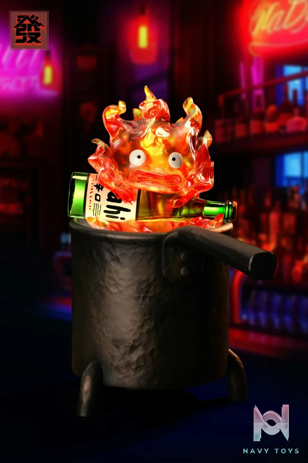 Fa Studio – Howl’s Moving Castle Calcifer Desktop Night Light Statue