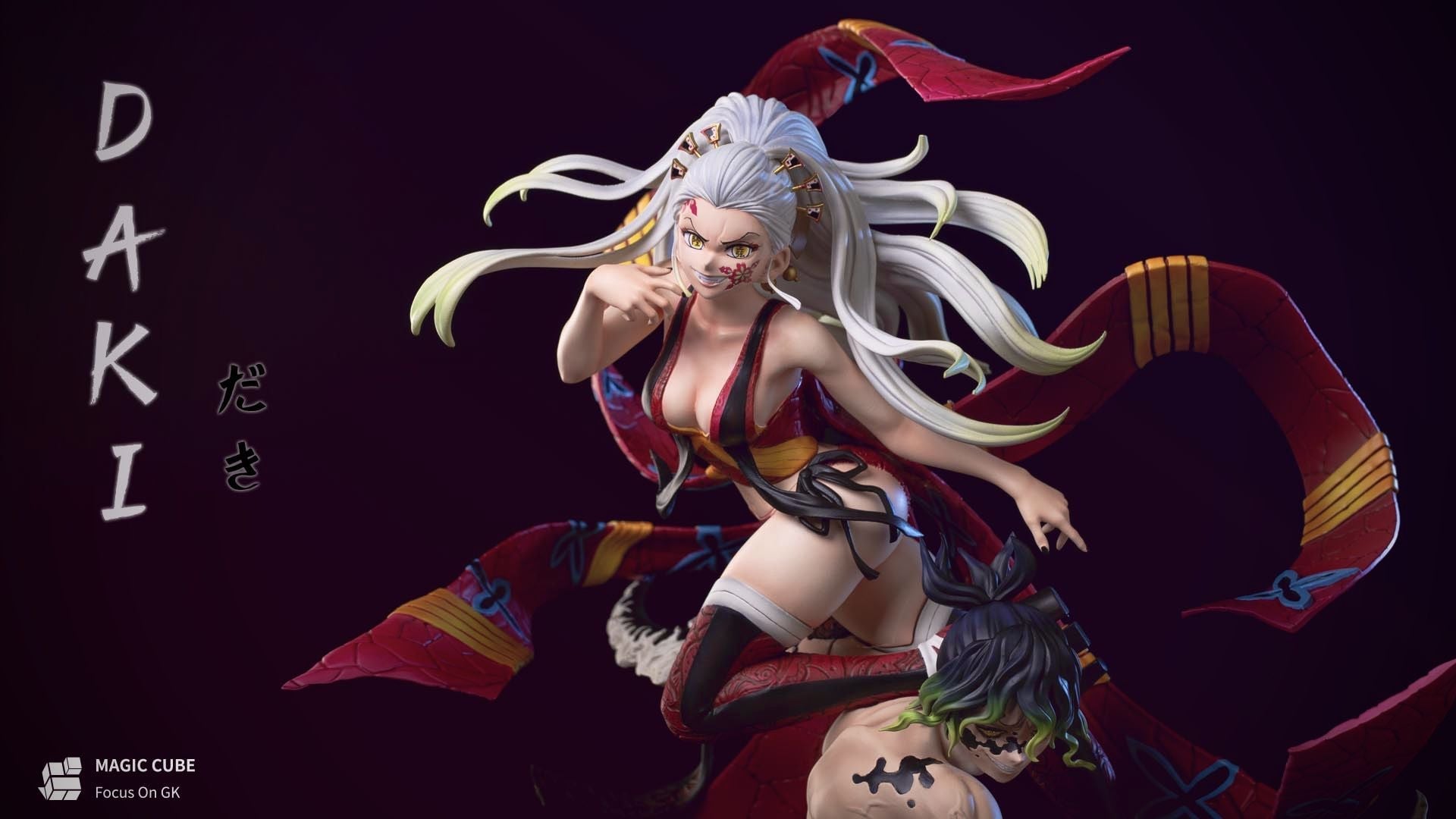 Magic Cube Studio - Daki vs Gyutaro resin statue magic cube studio anime figure