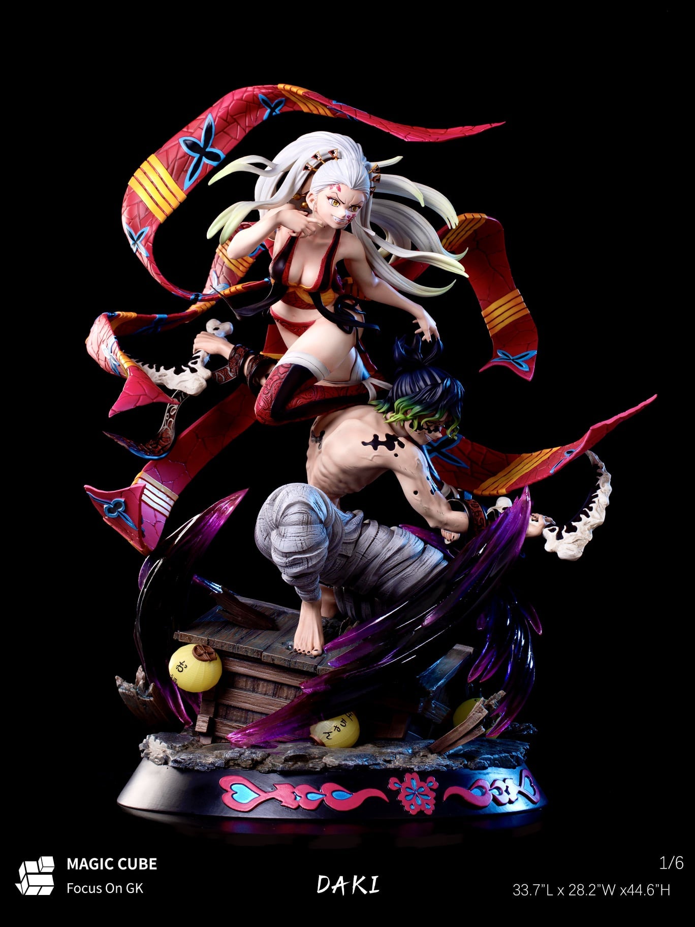 Magic Cube Studio - Daki vs Gyutaro resin statue magic cube studio anime figure