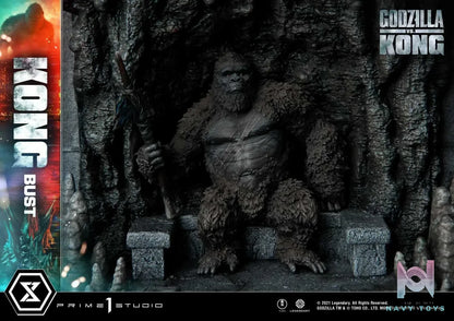 Prime 1 Studio – Life Size Bust Godzilla vs Kong Kong LSGVK-02 (Licensed)