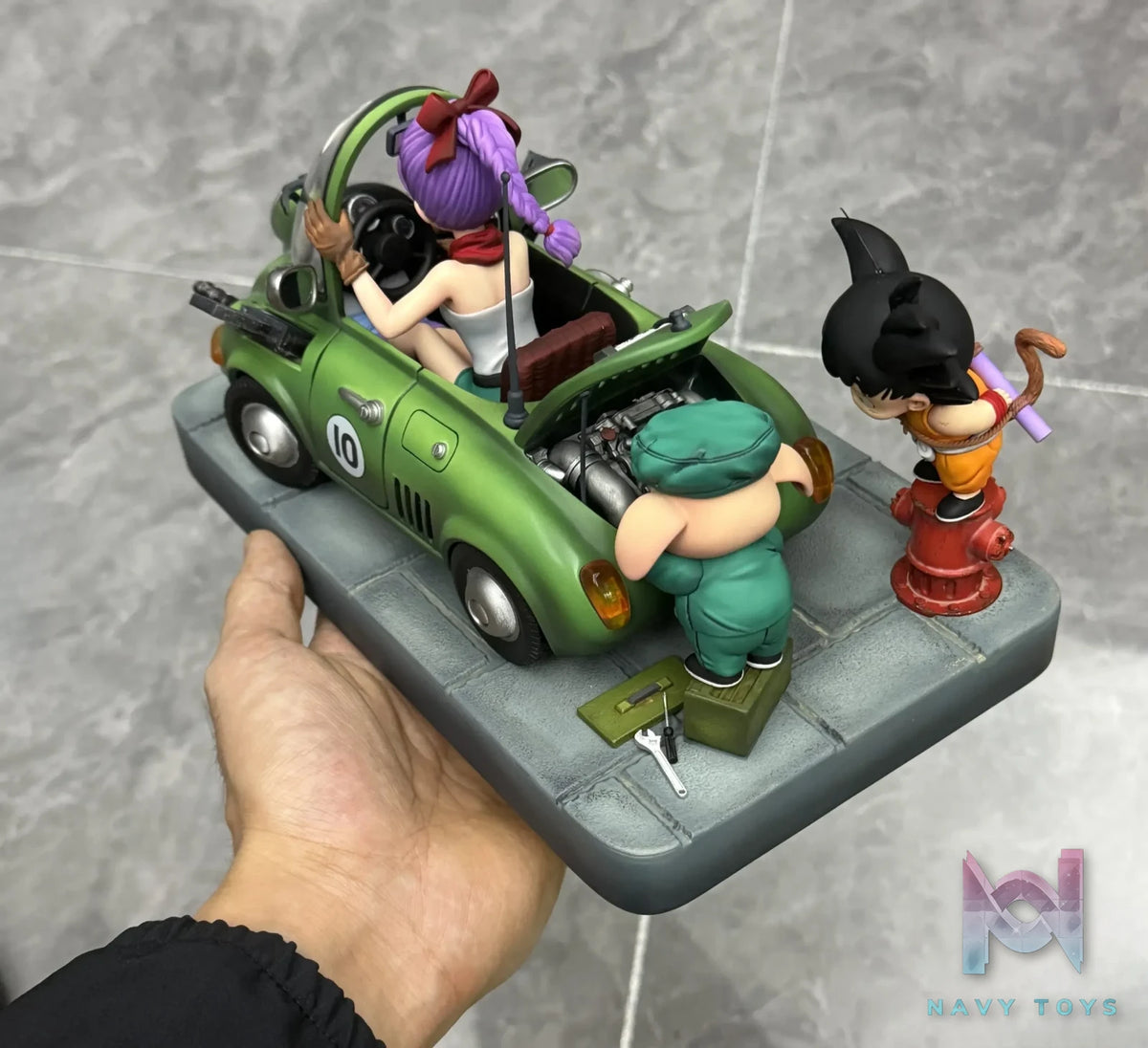 Cell Studio – Dragon Ball MEGA Series 01 Son Goku Oolong Fixing the Car