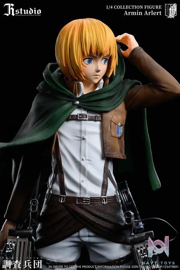 JR Studio - Attack on Titan Armin Arlert resin statue Navy Toys anime figure