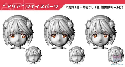 Hasegawa – A.S.G Girls EMO-X0022 “Aria” & X0024 “Ciel” 1/12 Plastic Model (Licensed)