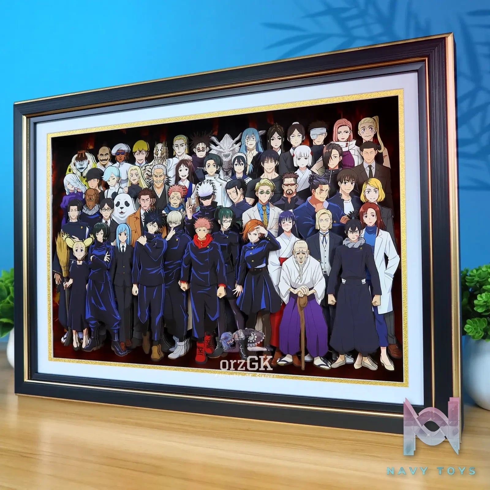 KALA HOME Studio – Jujutsu Kaisen Multiple Characters #05 3D Decorative Painting Jujutsu Kaisen