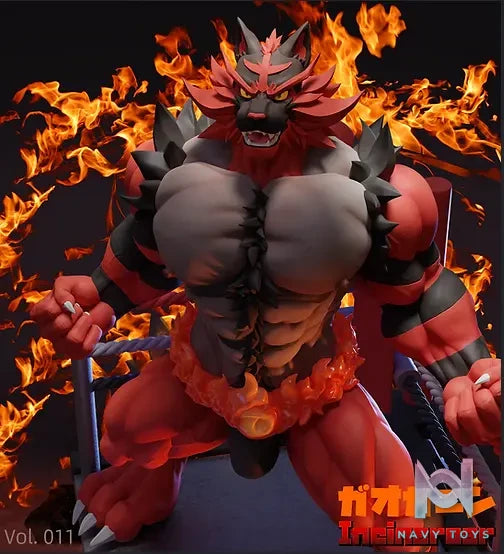 SHIBADON Studio – Pokémon Poki-Hubby Series: Incineroar 1/8th Figure