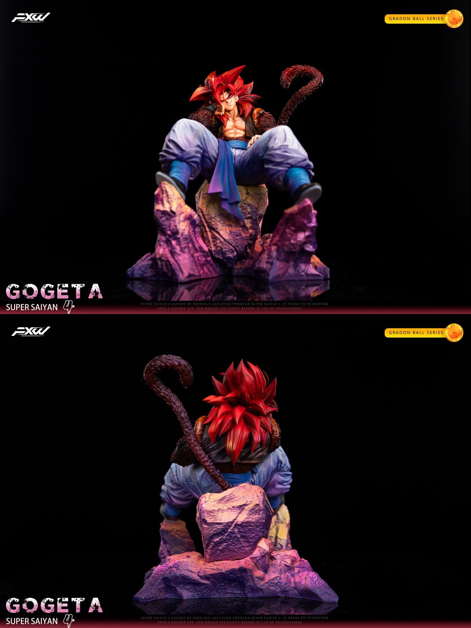 Gogeta Super Saiyan 4 - Dragon Ball - FXW Studio resin statue fxw studio anime figure