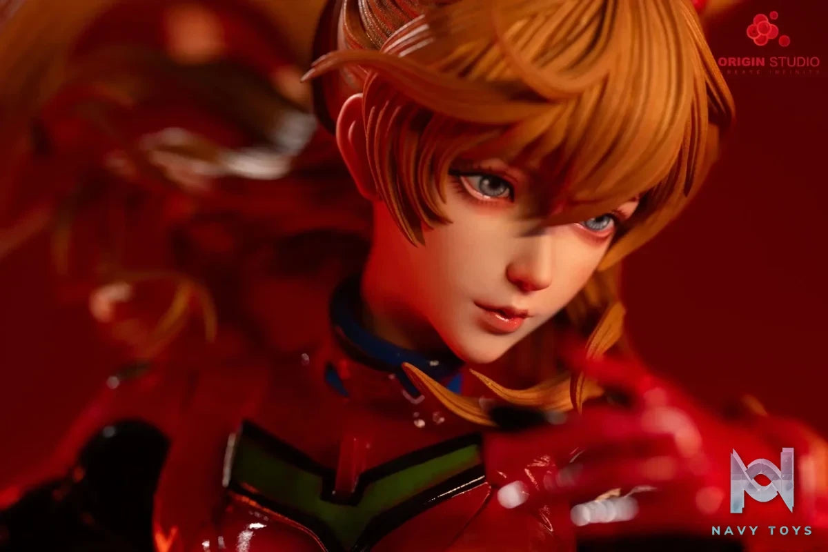 ORIGIN Studio - Neon Genesis Evangelion Soryu Asuka Langley Heart of Stone resin statue Navy Toys anime figure