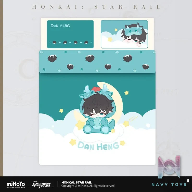 miHoYo – Honkai: Star Rail Boys’ Dorm Q Version Home Series Bed Sheet – Dan Heng (Licensed)