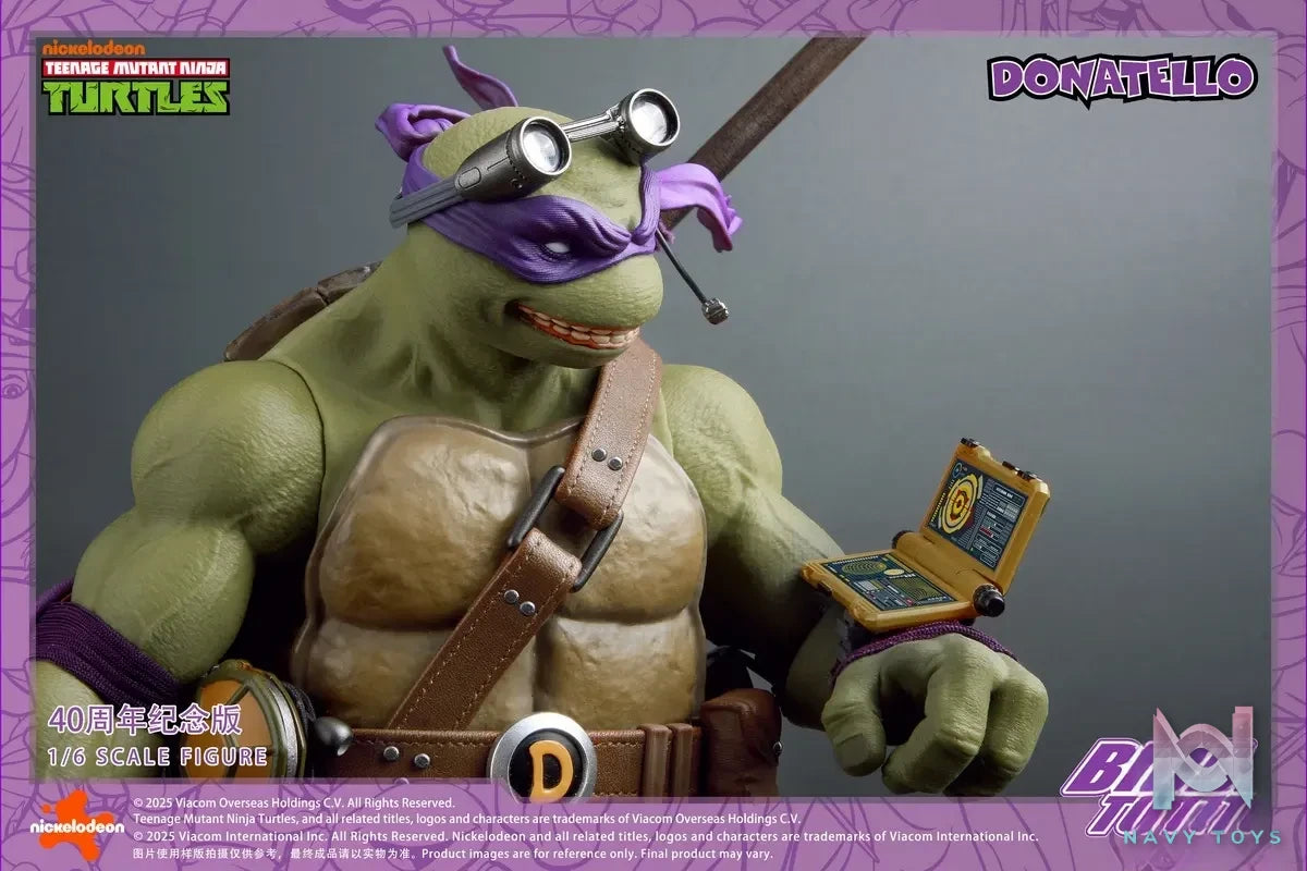 BIGFTOYS – TNMT Donatello 40th Anniversary Edition Action Figure BIGF-003 (Licensed)
