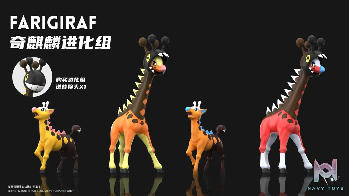 Wonder Studio – Pokémon Farigiraf Evolution Set