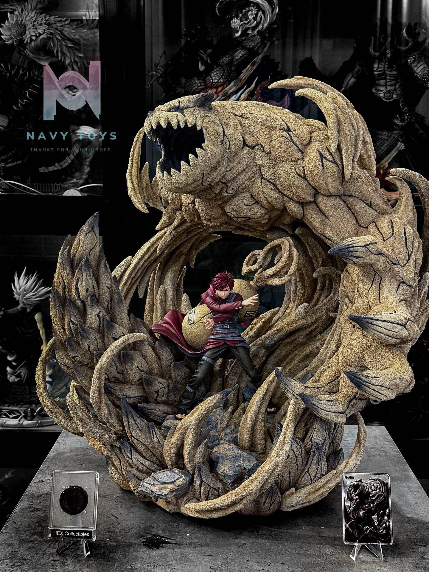 Naruto Shippudent - Gaara Hex Collectibles resin statue hex collectibles anime figure