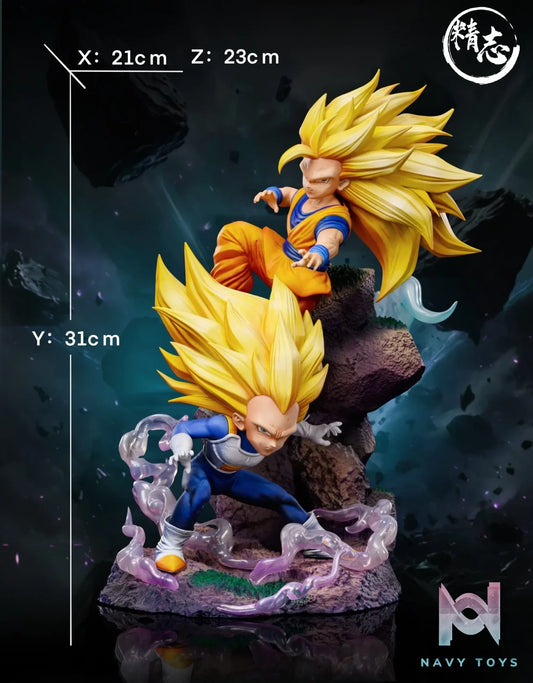 Jing Zhi Studio – Dragon Ball DAIMA Super Saiyan 3 Goku & Vegeta