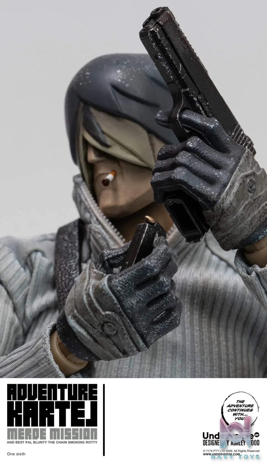 UNDERVERSE – Adventure Kartel 1/6 Series Cold Bugger Adventure Merde Action Figure (Licensed)