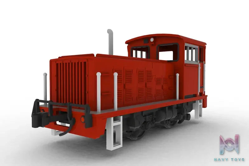 PLUM – Small Locomotive (L Type Orange & Convex Type Green) 1/80 Plastic Model (Licensed)