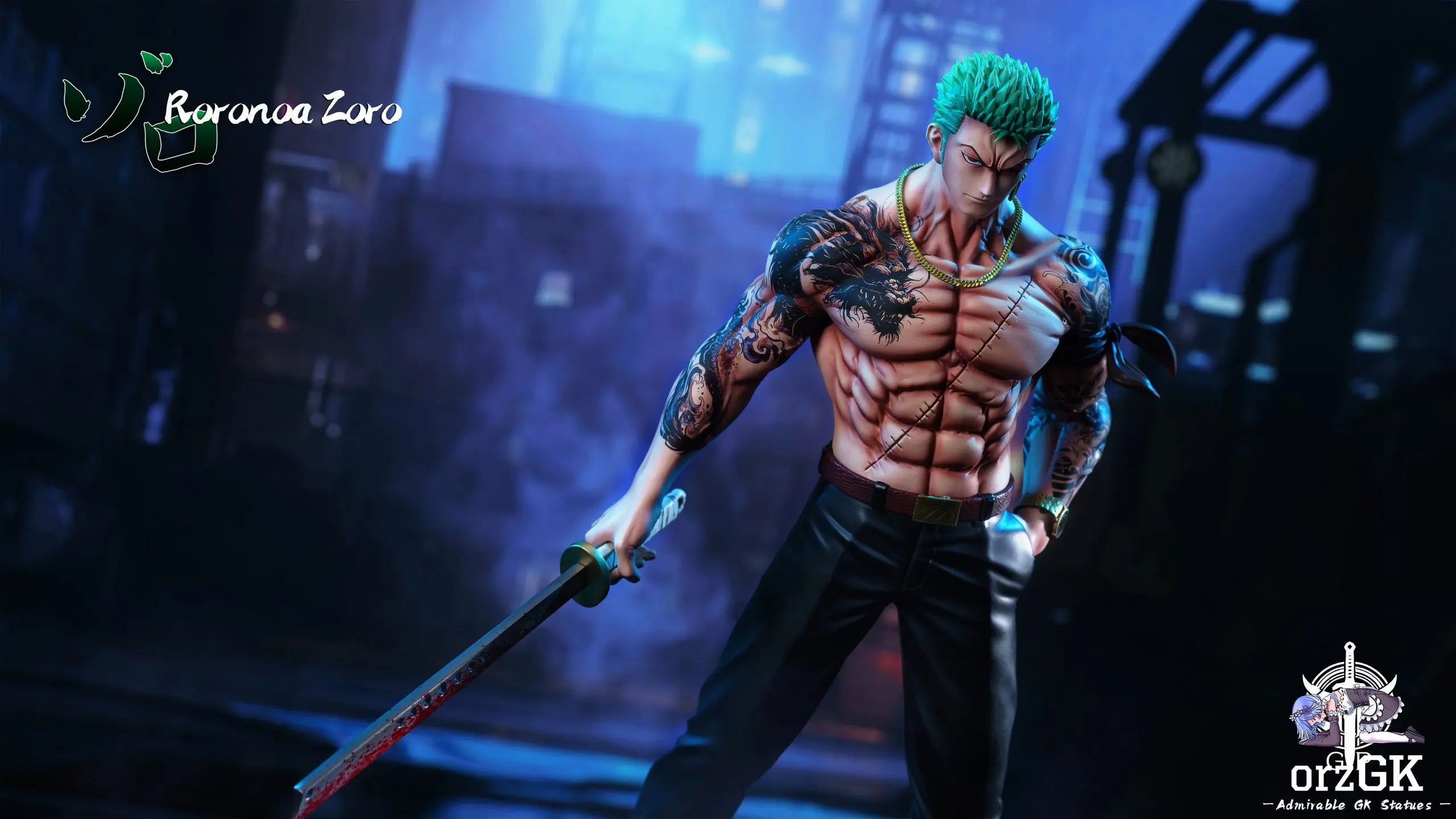 Teddyboy Series Nine Dragons Zoro - One Piece - GP Studio