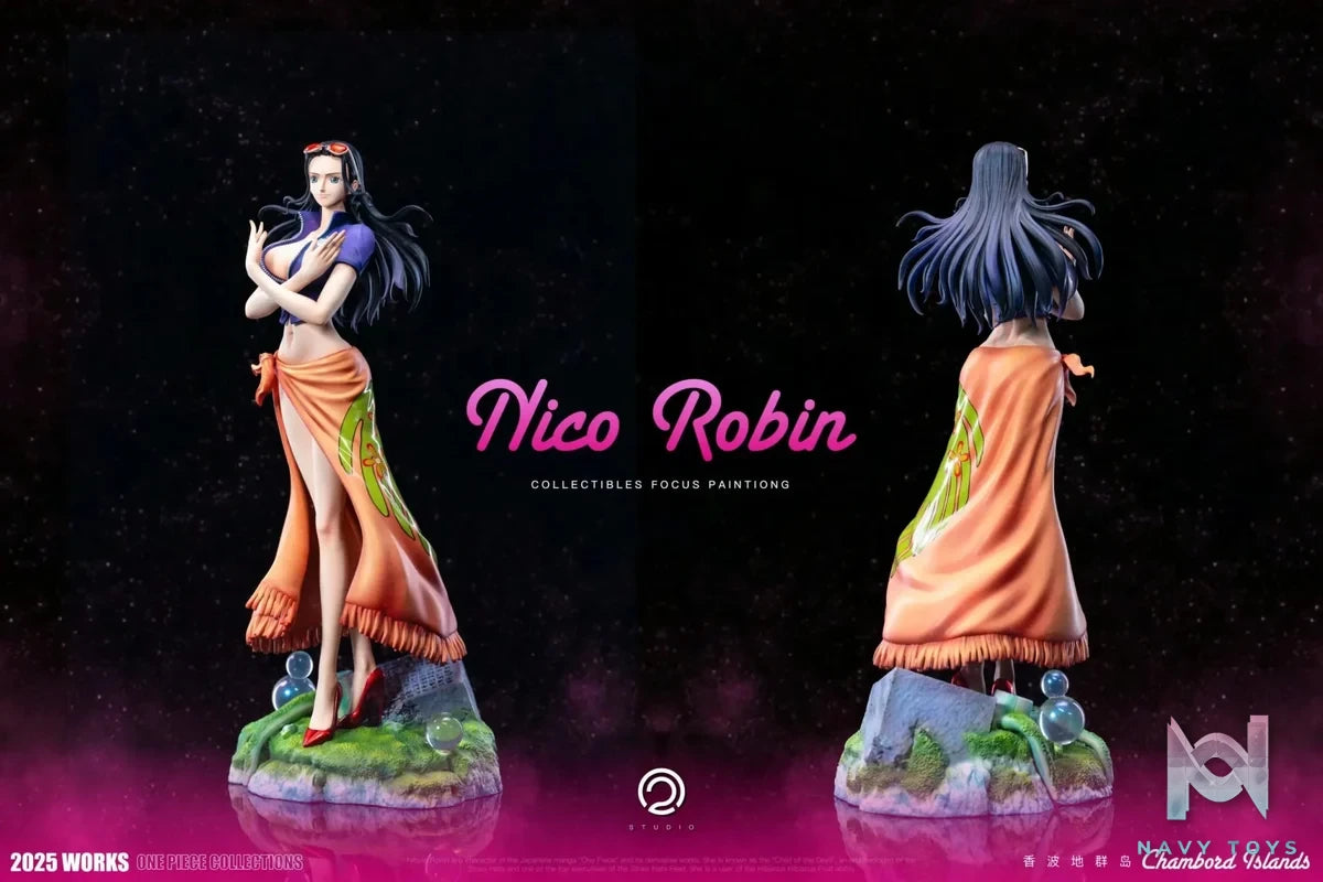 C2 Studio - One Piece Two years later Straw Hat Pirates Part 7 Nico Robin resin statue Navy Toys anime figure
