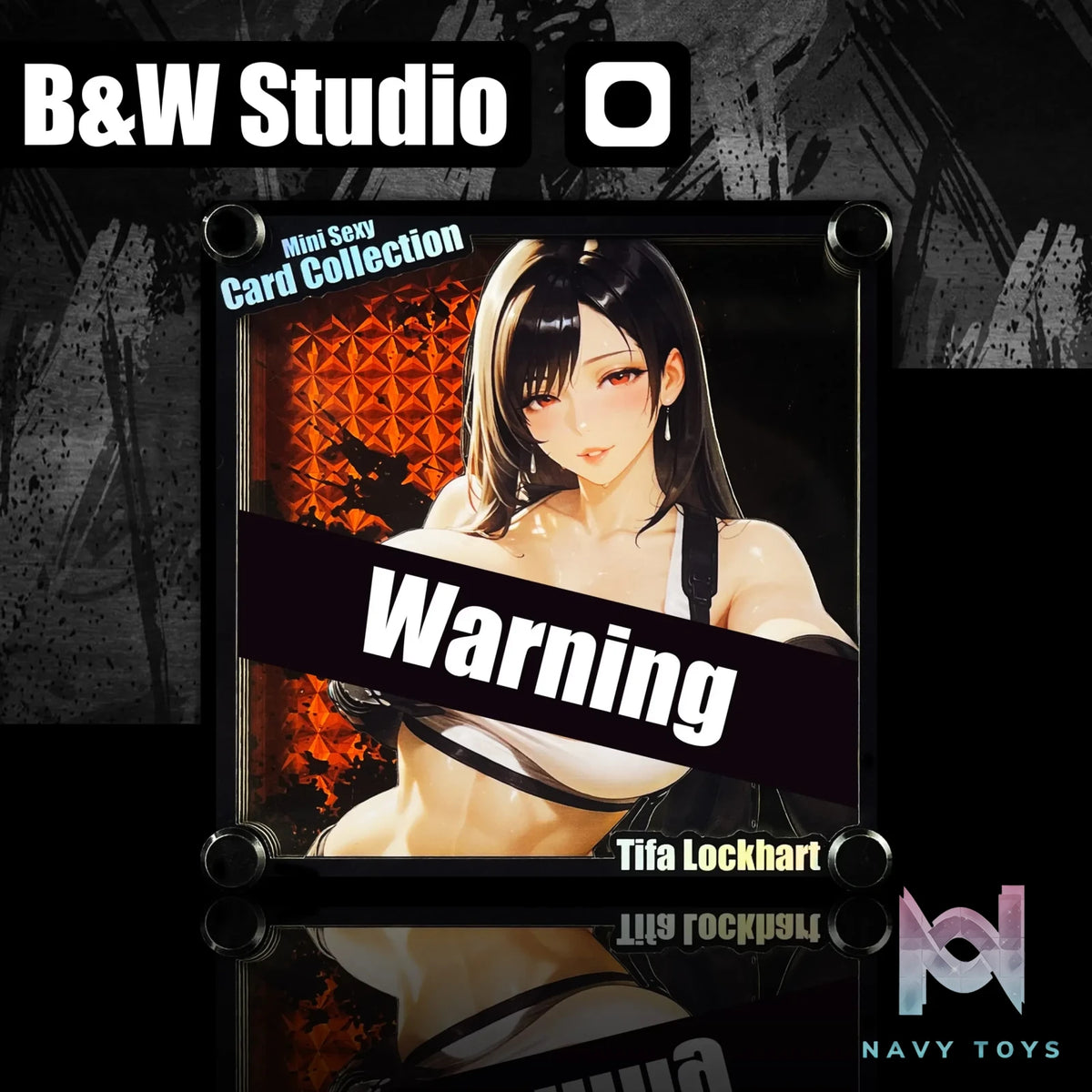 B&W Studio – Mini Prism Card Dark Tifa Lockhart MNSC-007A MNSC-007B MNSC-007C Final Fantasy