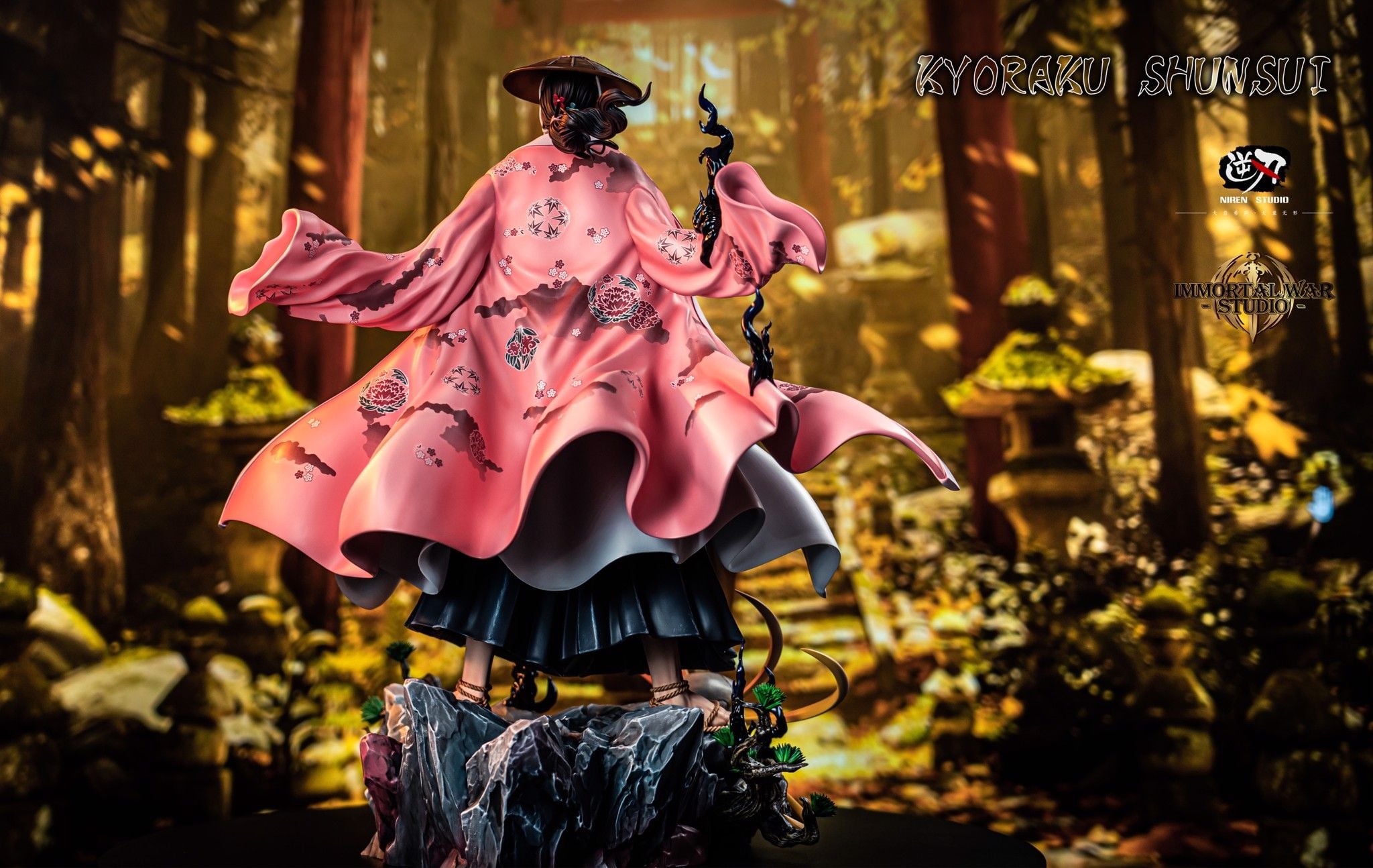 Kyoraku Shunsui - Bleach - IW x Niren Studio resin statue IW Studio x Nien Studio anime figure