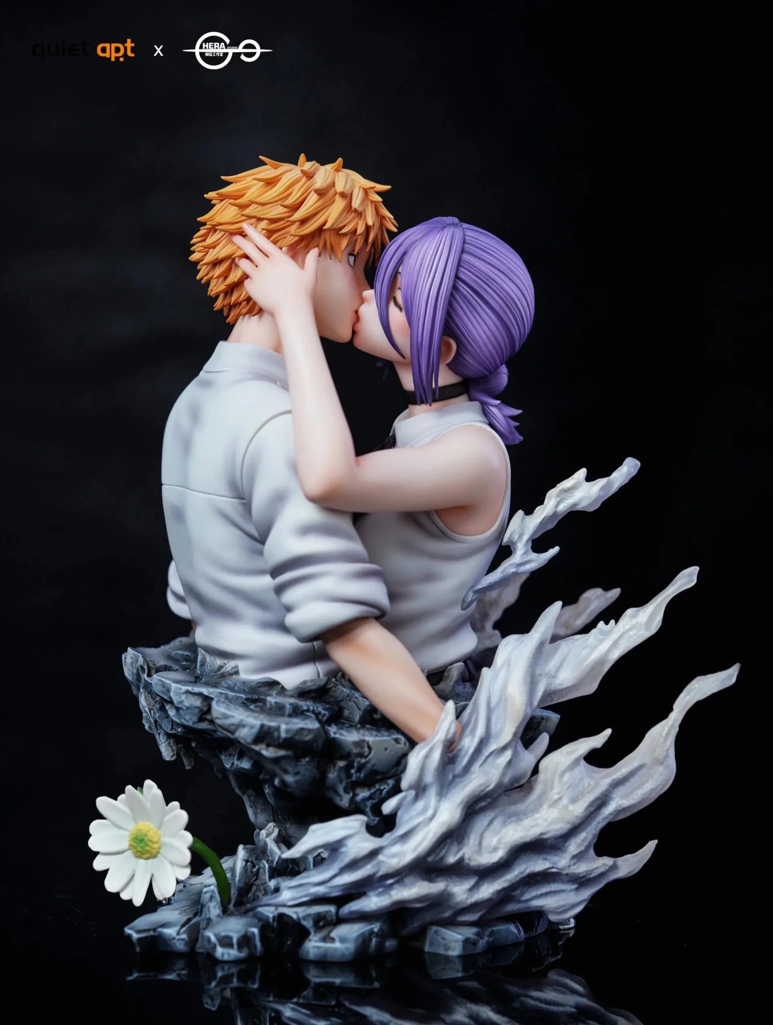 QuietArt Studio & Hera Studio - Chainsaw Man Bomb Demon Bom & Reze & Kiss Busts resin statue Navy Toys anime figure