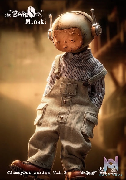 Whycat Studio & GEARHEADTOYS Studio – ClumsyBot Series 3 Barista Minski GHT005 (Licensed)