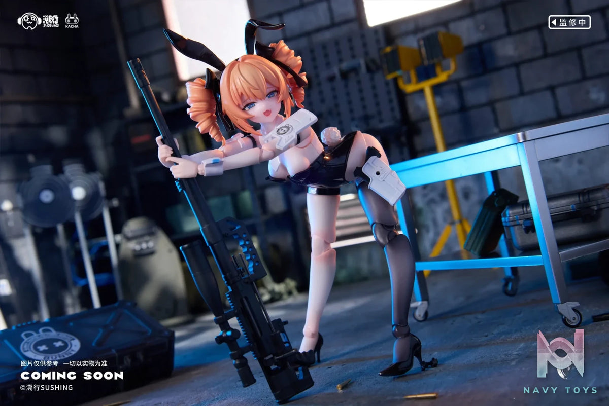Sushing Studio – Bunny Rapid Action Squad Sniper Leoni 1/12 Scale Posable Figure (Licensed)