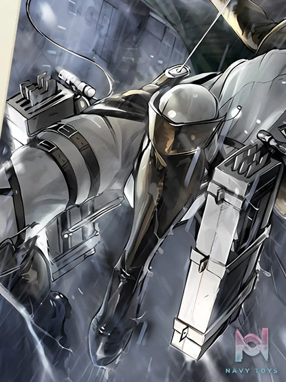 Xing Kong Studio – Attack on Titan Wings of Freedom Levi Ackerman Decorative Painting