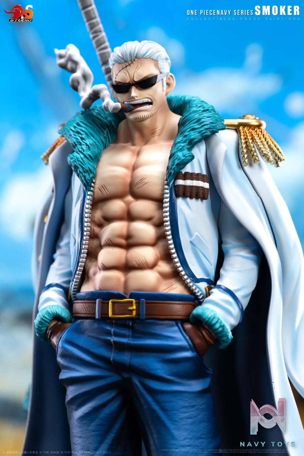 As Studio – One Piece Navy Smoker