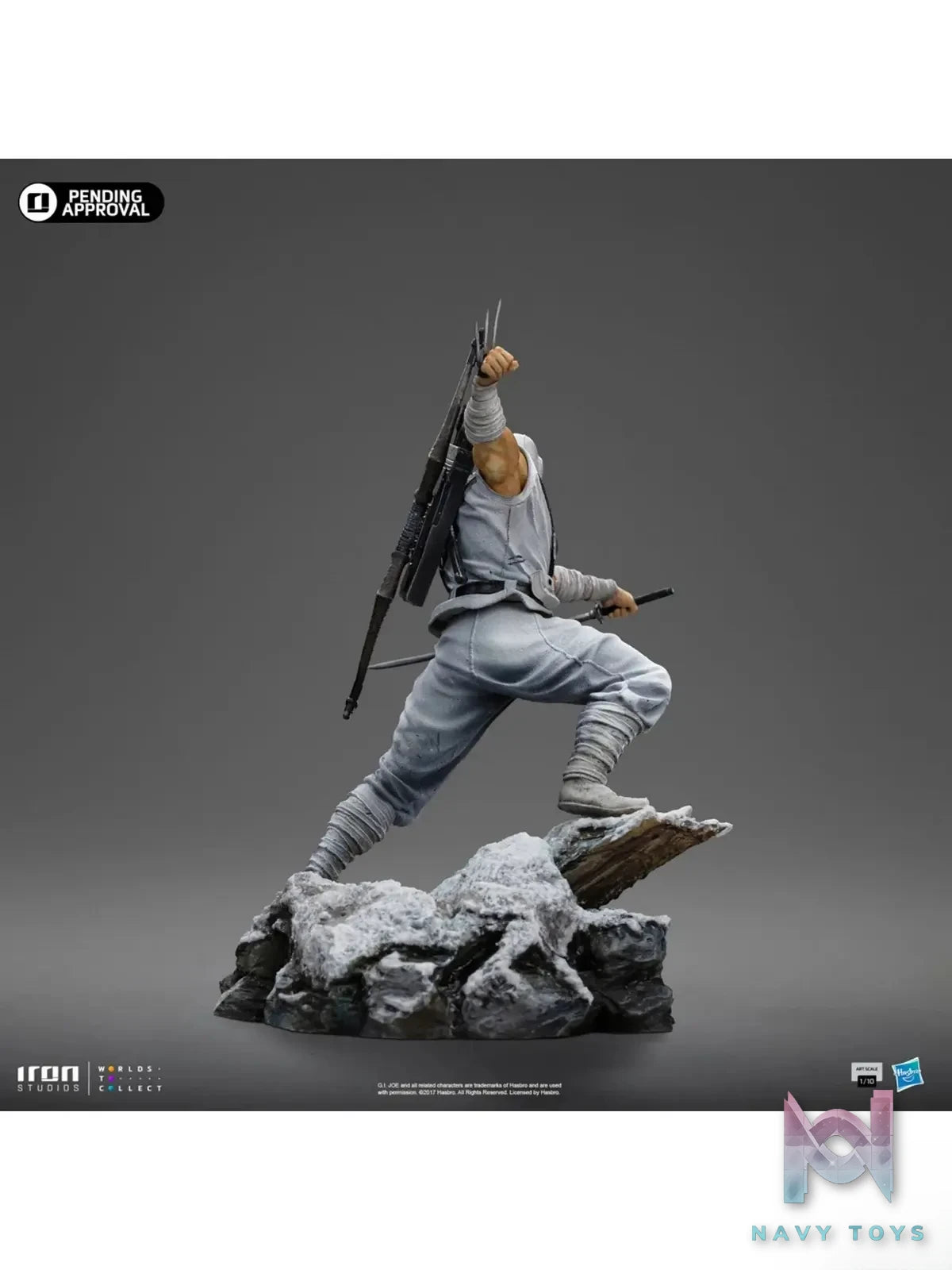 Iron Studio – G.I Joe Statue Storm Shadow Art Scale 1/10 HASBR118625-10 (Licensed)